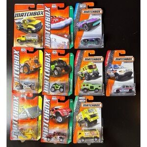 Lot of 10 Matchbox MBX Various Sets and Years (16N)